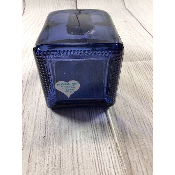 Vintage Sweet Antiques Blue Glass Bottle Radiana Advertising - Picture 6 of 7